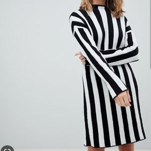 ASOS design vertical Sweater Dress
